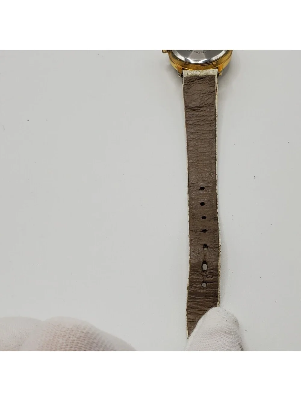 Vintage Watch-it Nelsonic Moon Phase Womens Watch Gold Tone 24mm New Battery